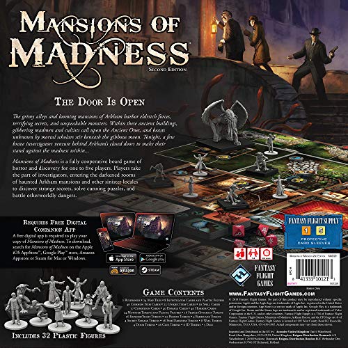 Fantasy Flight Games - FFGMAD20 - Mansions of Madness - Juego de Mesa, Segunda edición (Juego Principal)