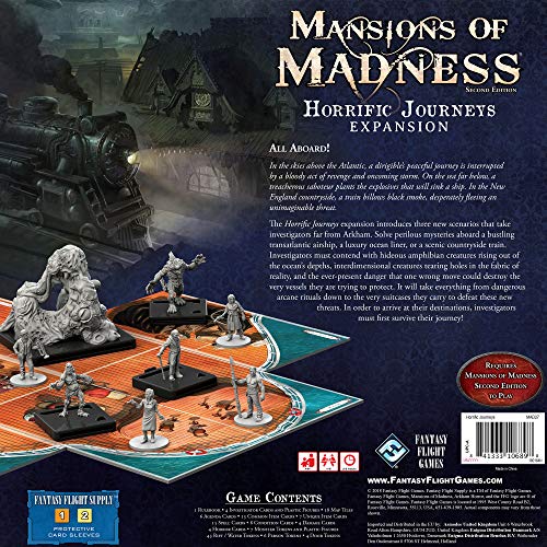 Fantasy Flight Games - FFGMAD20 - Mansions of Madness - Juego de Mesa, Segunda edición (Juego Principal)