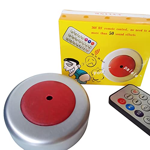 Fart Machine-Funny Remote Control Fart Portable ABS Machine Remote Gag Gift Broma Broma Novedades Máquina de bromas Generador de Sonido Juguete de Pedos