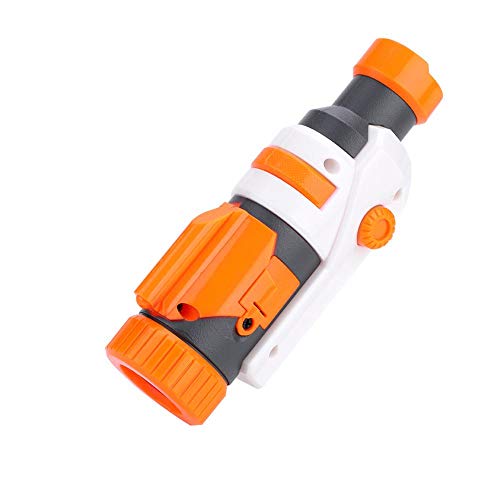 Fdit plástico extraíble Linterna Scope Attachment Stock Mount para Nerf Juguete Cambiar