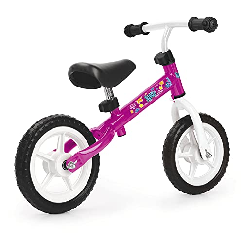 Feber-700012480 Bicicleta sin Pedales, Nancy, Color Rosa, no aplicable (Famosa 700012480)