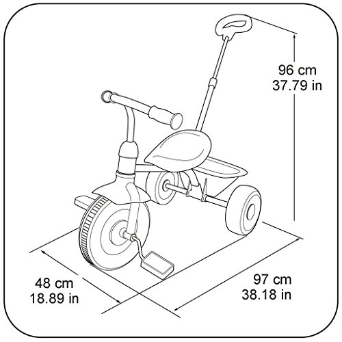 FEBER 800011254 Trike 2 en 1 - Triciclo