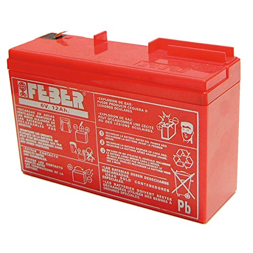 FEBER - Batería Recargable 6 V - 10 Ah (Famosa 800003103)