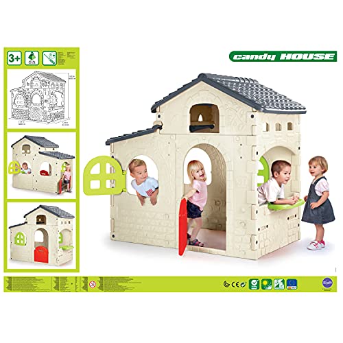 FEBER - Candy House, Casita infantil para el jardín (Famosa 800012221)