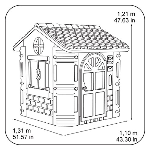 FEBER - Casita infantil para el jardín, Feber House (Famosa 800010248)