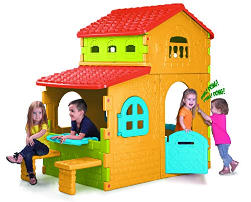 FEBER- Casita Infantil Super Villa, Multicolor. para niños/ as de 3 años en adelante