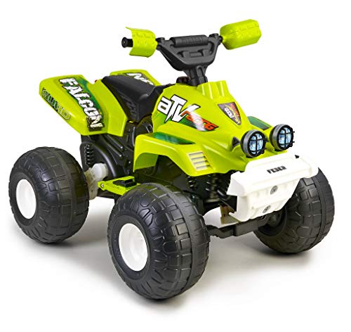 Feber Falcon - Quad Moto de bateria de juguete, para niños y niñas a partir de 3 años, 6V (Famosa 800012510)