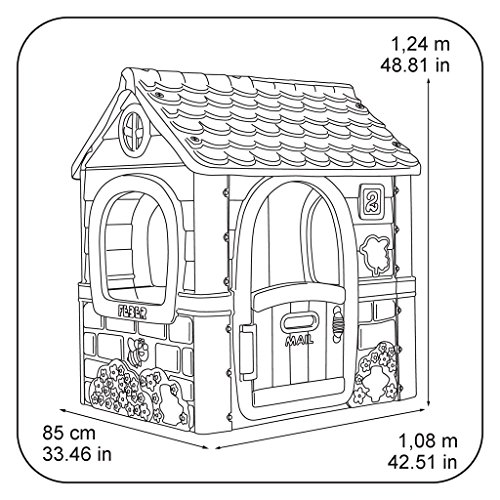 FEBER - Fantasy House Casita Infantil, Pink (Famosa 800012222)