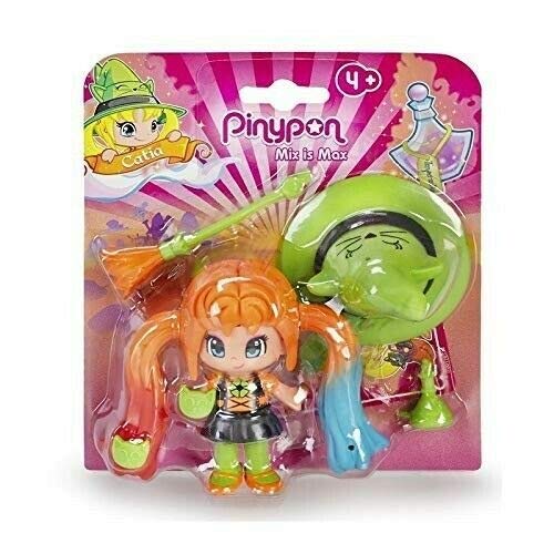 FEBER Figura Pinypon Bruja Catia, Famosa 700014709-84107, Naranja