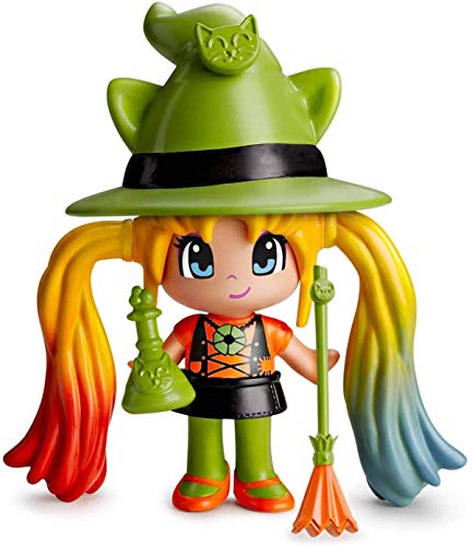 FEBER Figura Pinypon Bruja Catia, Famosa 700014709-84107, Naranja