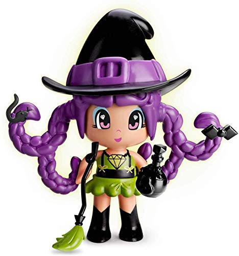 FEBER Figura Pinypon Brujita Serpentia, Famosa 700014709-84107, Morado