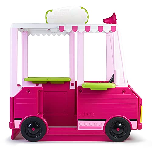 FEBER - Food Truck, combinación de vehículo y Cocina de Juguete 2en1, más de 50 Accesorios y Utensilios de Comida, para niños y niñas a Partir de 3 años, desarrolla la imaginación, Famosa (800012990)