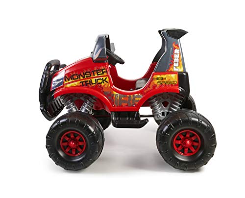 Feber Monster Truck Challenger - Coche eléctrico de 2 plazas para niños y niñas, a partir de 3 años, 12V (Famosa 800012464)