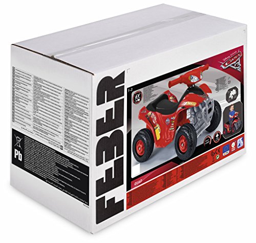 FEBER- Quad Disney Cars, 3.6 V (Famosa 800011149)