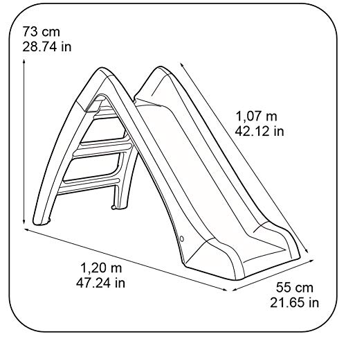 Feber - Tobogán Con Rampa De 107cm (Famosa 800009593)