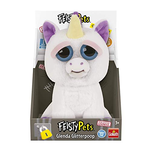 Feisty Pets Peluche Unicornio, color blanco/morado, Talla Única (Goliath Games 32295) , color/modelo surtido