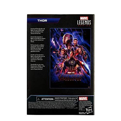 Figura de acción de 15 cm de Thor de Hasbro Marvel Legends Series, Incluye diseño Premium y 5 Accesorios