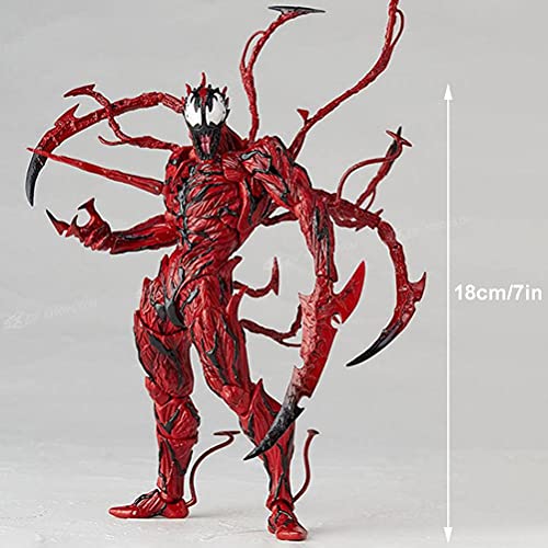 Figura de acción Modelo Carnage Venom, Juguete de carnicería Coleccionable de PVC de Primera Calidad, Modelo Hecho a Mano, Coleccionable de carnicería