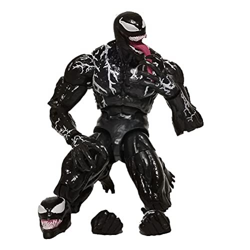 Figura de acción Modelo Carnage Venom Spider-Man Bend and Flex, Spiderman Spider-Man Figura Titan Deluxe, Figura Flexible, 20 cm