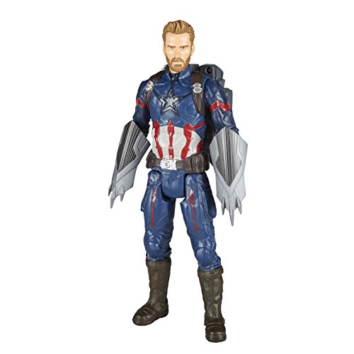 Figura de Capitán América de Avengers Marvel Infinity War Titan Hero Power FX