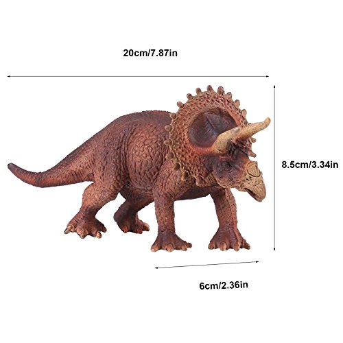 Figura de Modelo de Animal de Dinosaurio Triceratop Realista, Juguetes educativos tempranos para niños, Regalo para colección y observación