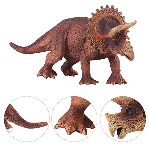 Figura de Modelo de Animal de Dinosaurio Triceratop Realista, Juguetes educativos tempranos para niños, Regalo para colección y observación