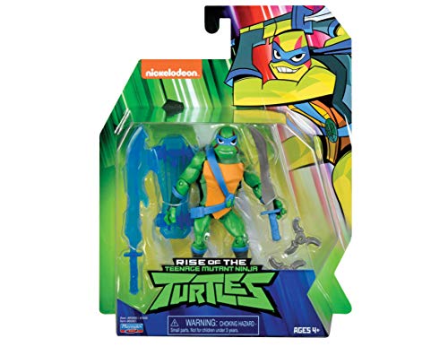 Figura de Teenage Mutant Ninja Turtles TUAB0300 Leo the Cool Guy the Rise of Basic Action , Modelos/colores Surtidos, 1 Unidad