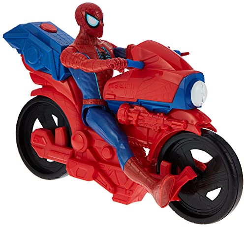 Figura Spider-Man Titan Hero Series Spider-Man con Ciclo Power FX Reproduce Sonidos y Frases