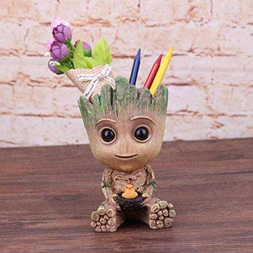 Figuras de acción de Baby Groot con diseño de muñecos de fantasía, los mejores para los niños (grande)