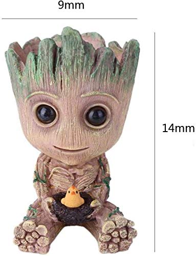 Figuras de acción de Baby Groot con diseño de muñecos de fantasía, los mejores para los niños (grande)