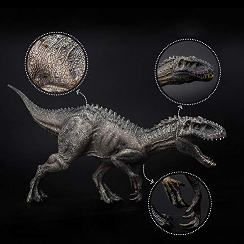 Figuras de acción de plástico Jurassic Indominus Rex Indominus Rex boca abierta dinosaurio mundo animales modelo niño juguete regalo para niños adultos Chirldren, regalos de vida silvestre