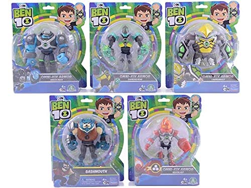 Figuras de acción Famosa BEN 10 - Figuritas de los Personajes de la Serie, Venta aleatoria, 5 Modelos Surtidos, Color (BEN46000)