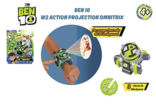 Figuras de acción Famosa-BEN56000 Ben 10 Action Projection Omnitrix, Color Mixto (BEN56000)