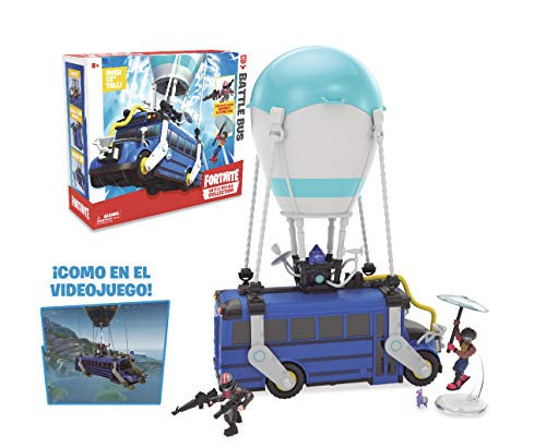 Figuras de acción Famosa- Fortnite Battle Bus + Figura (Giochi Preziosi FRT35000)