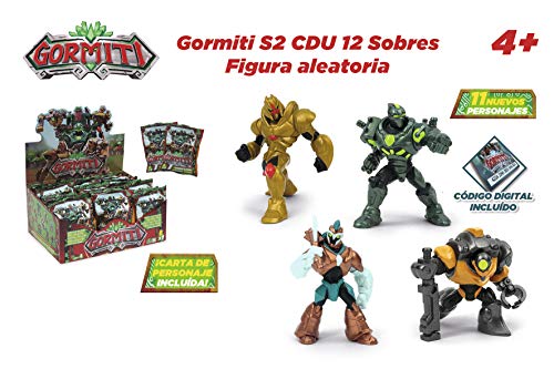 Figuras de acción Famosa- Gormiti - Sobres Sorpresa con Figura Héro, Multicolor, Talla Única (Giochi Preziosi GRE00110)