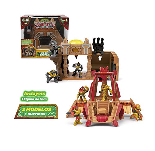 Figuras de acción Famosa S2 Gormiti Fire & casttle playsets, 2 Modelos Diferentes, Envío ALEATORIO, color surtido (Giochi Preziosi GRE07000)