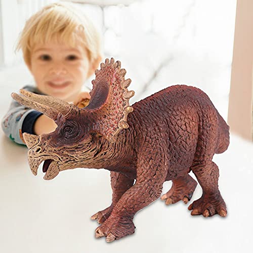 Figuras de Dinosaurios Realistas, Juguetes de Dinosaurio Triceratops Plástico Modelos Early Educational para Niños Pequeños Niños Regalo