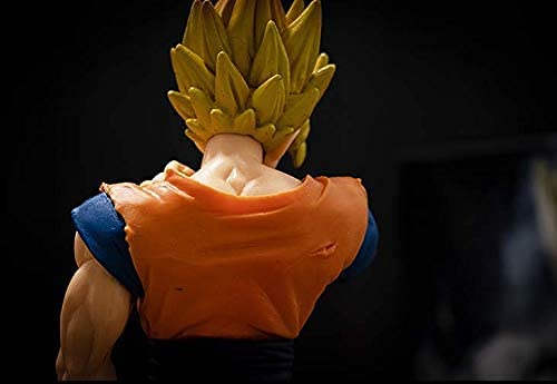 Figuras de Dragon Ball Vegeta Goku Kakarotto Figura de acción de PVC Modelo de anime Figuras acción grandes Animaciones juguete Modelo de personaje Saiyan para decoración regalo cumpleaños (Goku)