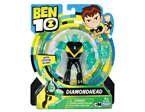 Figurita de acción de la serie de dibujos Ben 10, plástico, Ben 10 - Figura de acción con cabeza de diamante , color/modelo surtido