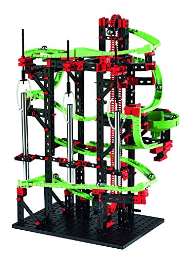 Fischertechnik Dynamic M – Juego Educativo y Divertido de Construcción de Circuitos de Canicas, 550 Piezas.