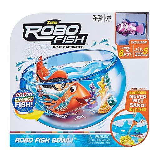 Fish-ZU7126 Robo Fish-Playset Acuario, color blanco (Bandai ZU7126)