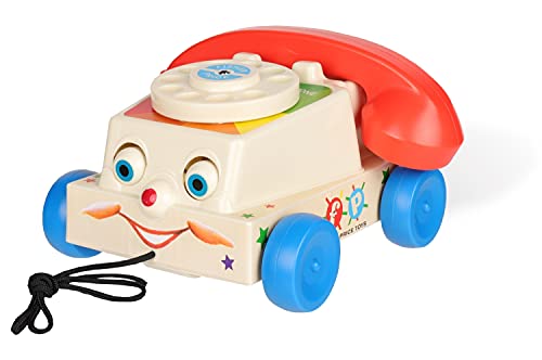 Fisher-Price 1694 - Teléfono de Juguete con Cuerda para Tirar