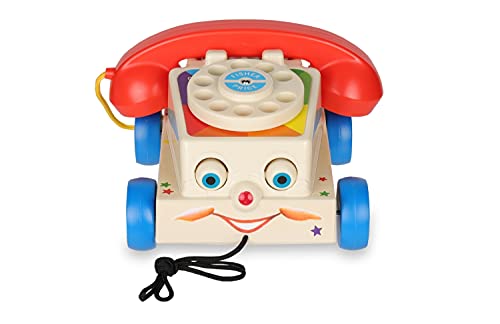 Fisher-Price 1694 - Teléfono de Juguete con Cuerda para Tirar