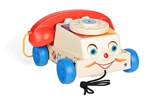 Fisher-Price 1694 - Teléfono de Juguete con Cuerda para Tirar