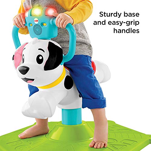 Fisher-Price Bounce and Spin Puppy, Juguete Musical para Montar, Multicolor (Mattel GHY03)