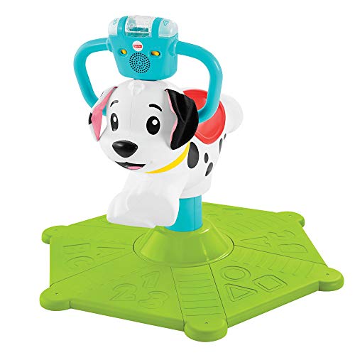 Fisher-Price Bounce and Spin Puppy, Juguete Musical para Montar, Multicolor (Mattel GHY03)