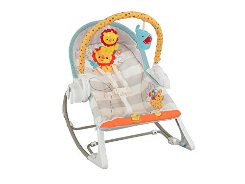 Fisher-Price Columpio hamaca 3 en 1, para bebé recién nacido (Mattel BFH07)