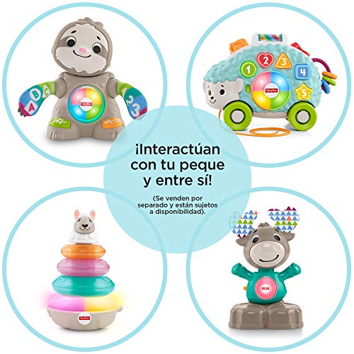 Fisher-Price Erizo Linkimals, Juguete interactivo bebés +9 meses (Mattel, GJB06) , color/modelo surtido