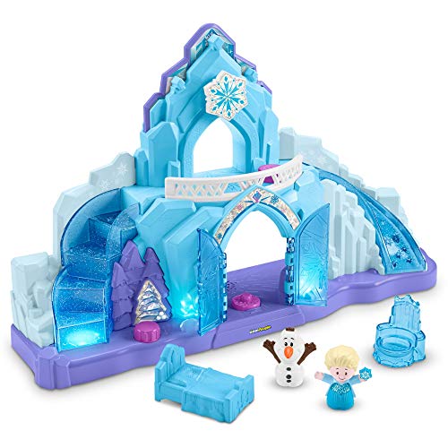 Fisher-Price GLM38 Little People Frozen Elsas Palast Helado – Versión de Idiomas en alemán