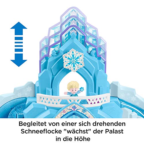 Fisher-Price GLM38 Little People Frozen Elsas Palast Helado – Versión de Idiomas en alemán